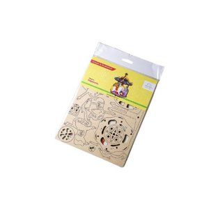 3D wooden coloring model «Merry-go-round